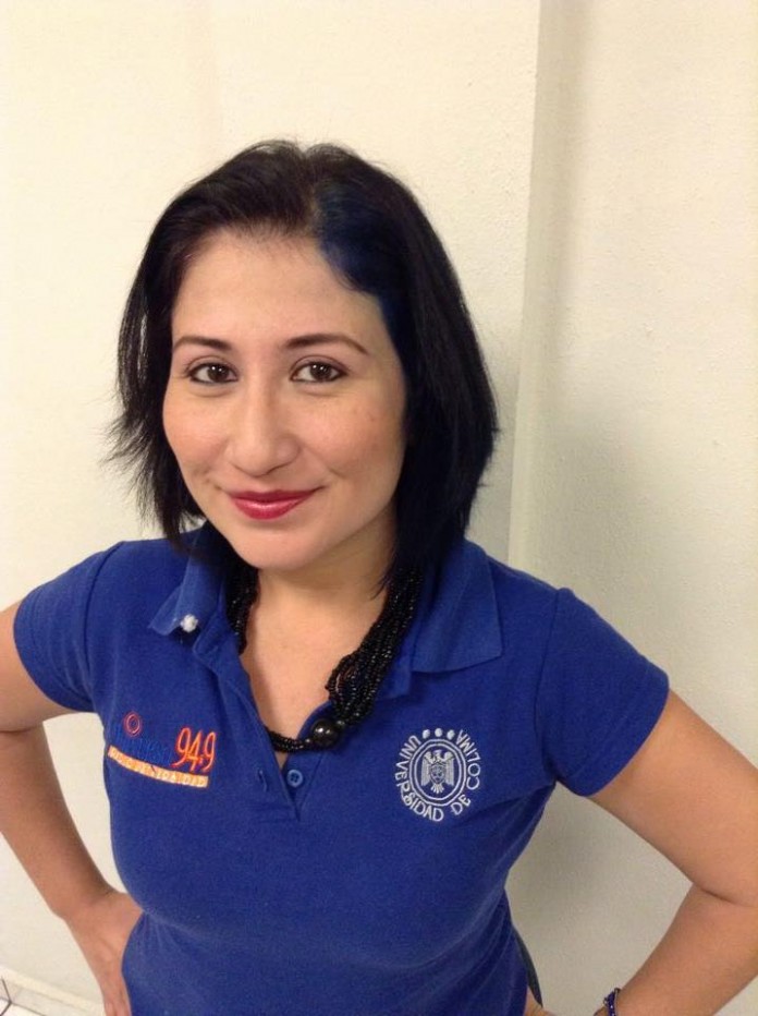Diana Peña, conductora de Vibración Azul
