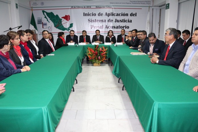 Entra en operación el Nuevo Sistema de Justicia Penal a nivel federal en Colima