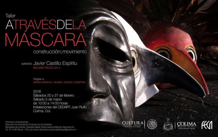Javier Espíritu impartirá taller gratuito de eleboración de máscaras para artistas plásticos y escénicos