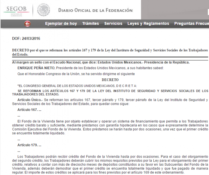 decreto de vivienda
