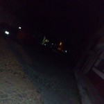 sin luz en calles de la estancia