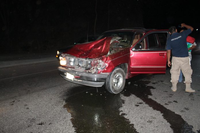 accidente ganado