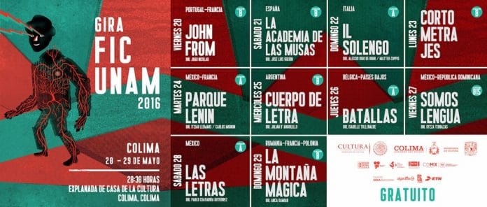 Colima será sede del Festival Internacional de Cine de la UNAM