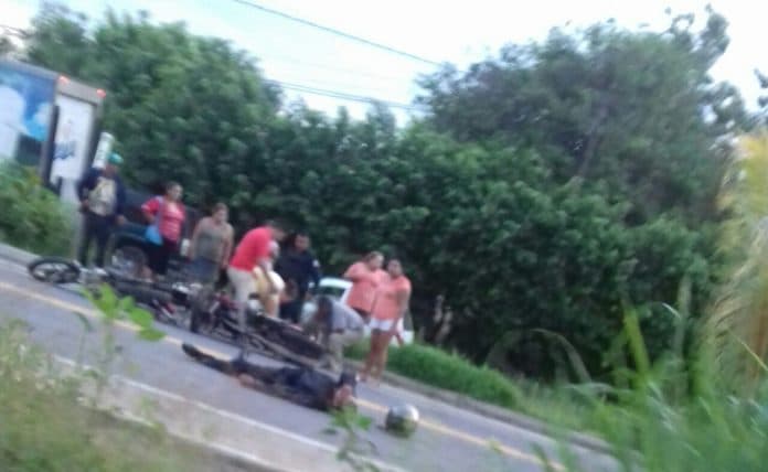MOTOS accidente