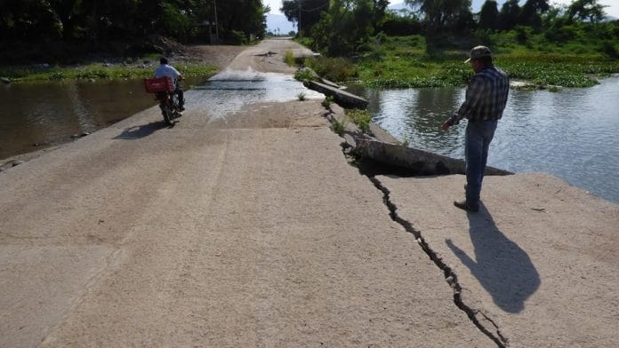 puente dañado