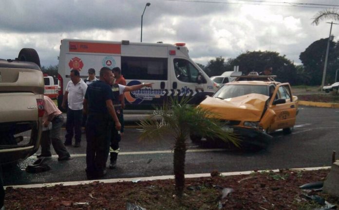 accidente crucero de Alcaraces