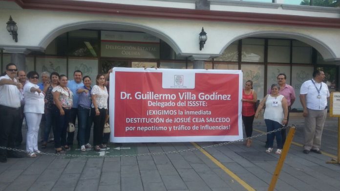 manifestacion en issste