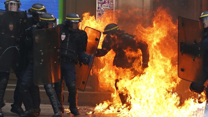 FRANCE-POLITICS-LABOUR-PROTEST