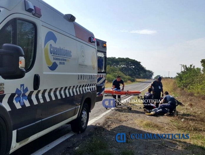 Conductor de camioneta atropella a motociclista y huye, en Cuauhtémoc