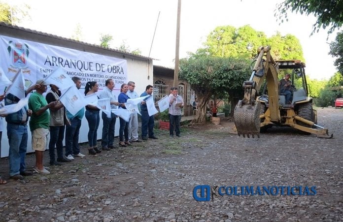 inicia obra en la comunidad del Rincón de López