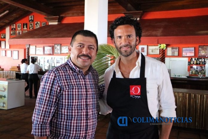 Chef Oropeza y alcalde de tecoman
