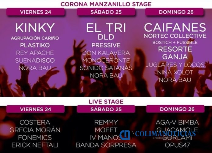 bandas manzanillo live