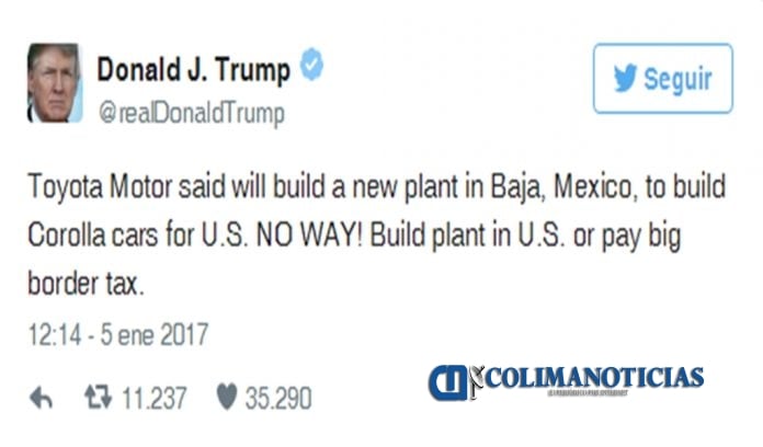 trump amenaza