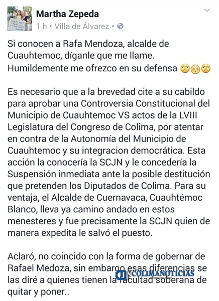 Martha Zepeda FB