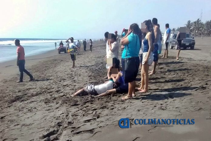 presunto ahogado en Armería