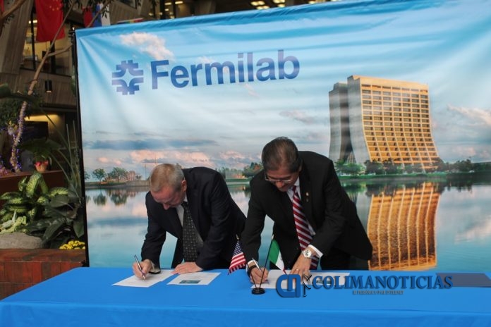 Firma de convenio de Colaboración entre el Fermi National Accelerator Laboratory y la Universidad de Colima