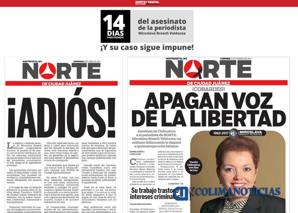 Ahora, cierran versión digital del periódico Norte de Cd ...