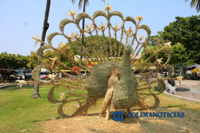 Gigantescas esculturas de paja