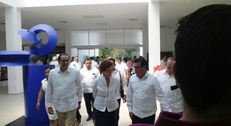 Artistas colimenses imprimen grabado de 100 metros de longitud