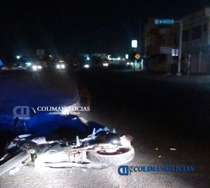 Motociclista sale bien librado de dramático accidente