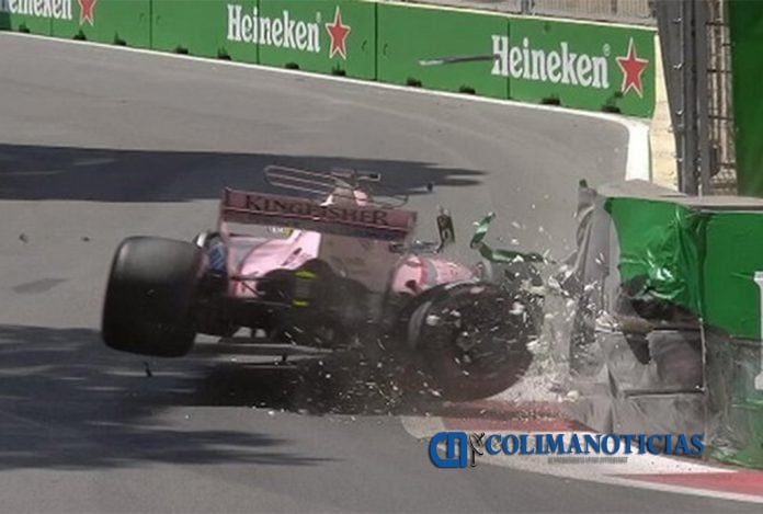 0229.JUNIO.2017_F1 GP Bakú_Accidente Checo Pérez