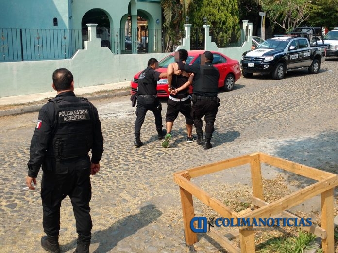 Detenido Drogado
