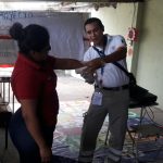 Protección Civil instruye a familias de la colonia Santa Rosa