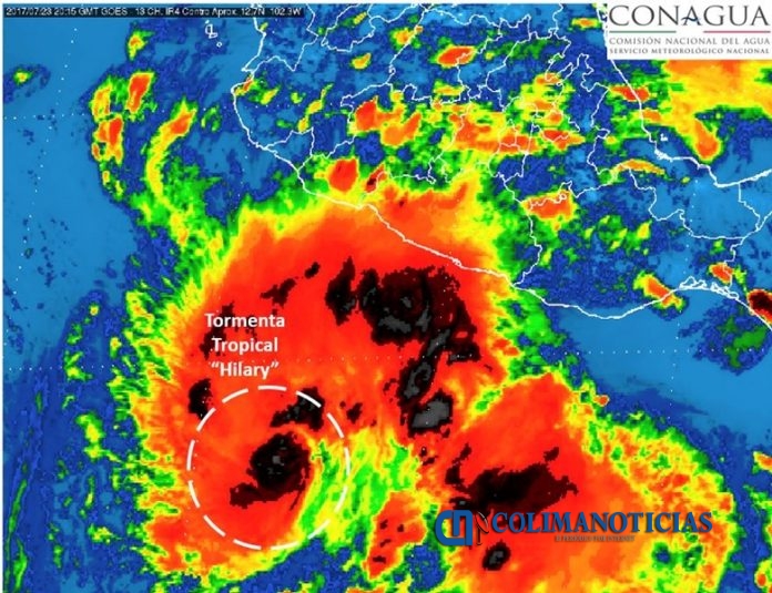 tormenta Hilary