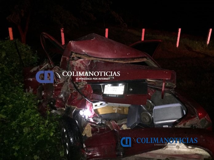Dos heridos deja accidente en la autopista Colima – Manzanillo