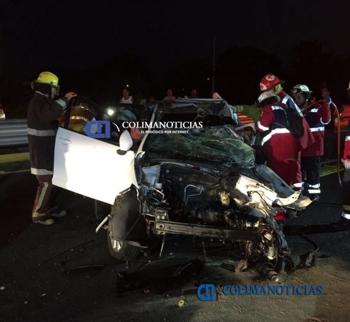 Reportan pareja de jóvenes lesionados por fuerte accidente de Loma de Fátima
