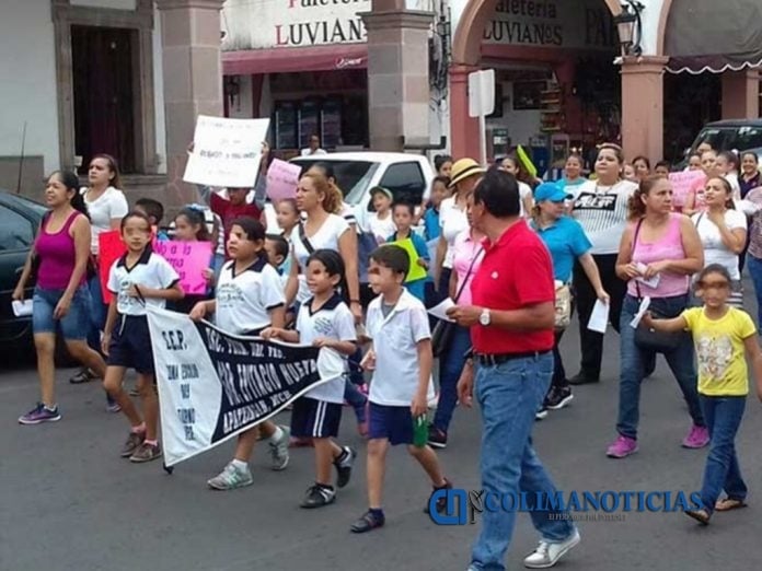 niños en protestas