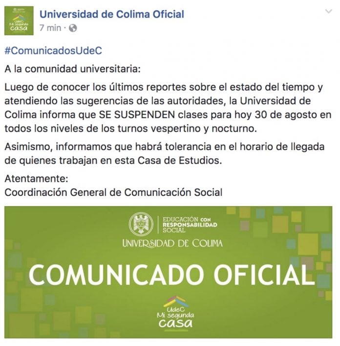 suspenden clases udec