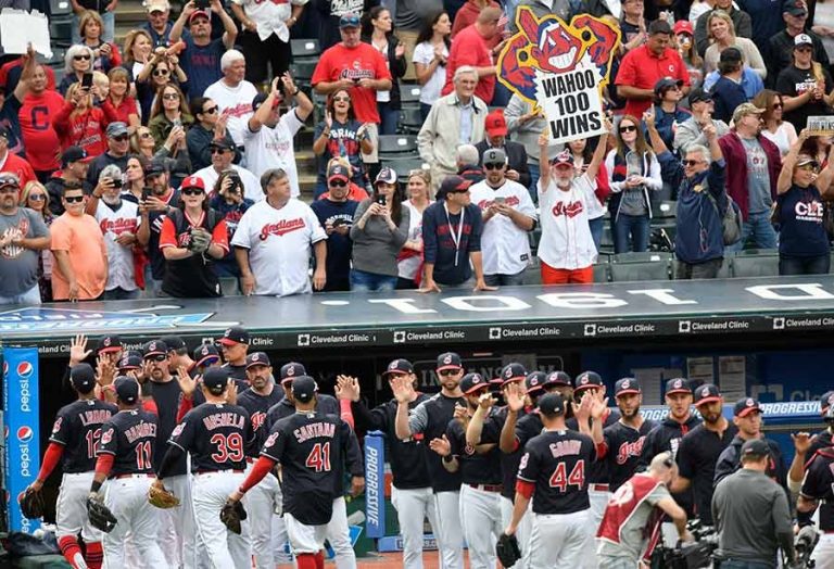 Indios de Cleveland alcanzan 100 victorias en la temporada