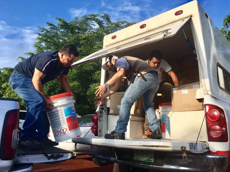 Llega a Oaxaca brigada médica enviada por Gobierno del Estado