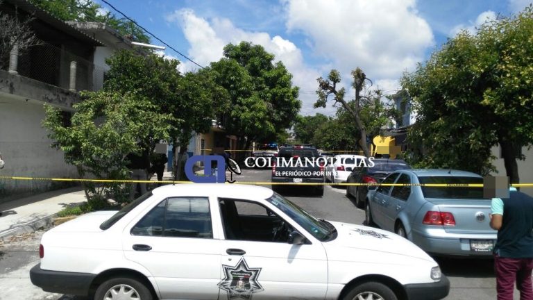 Reportan un muerto a balazos en la colonia Fátima de Colima