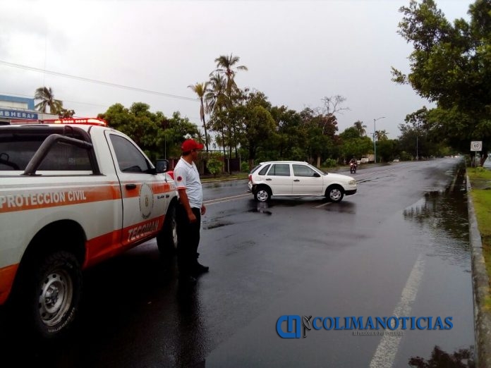SIN DAÑOS EN TECOMAN POR LLUVIAS