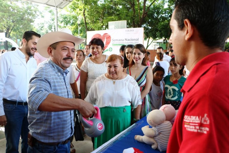 Inicia en Tecomán la Semana Nacional “Por un mejor corazón saludable”