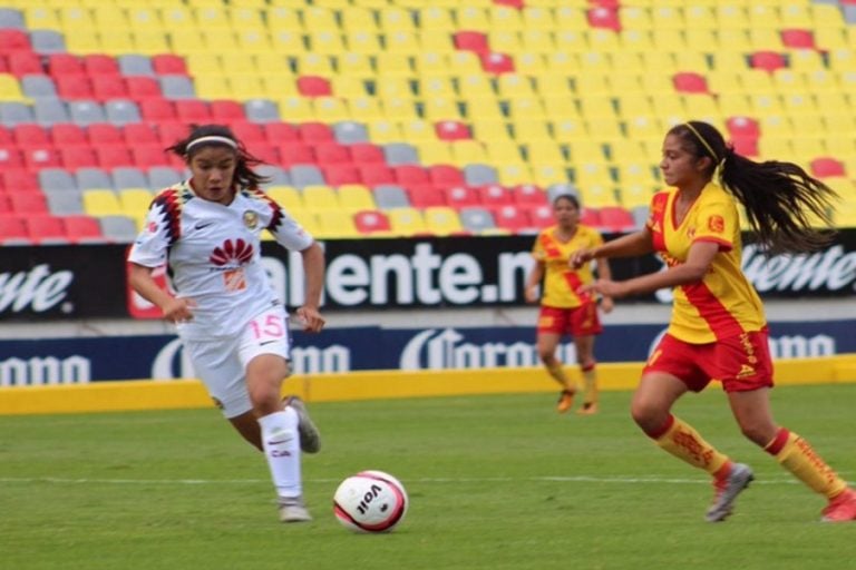 América femenil golea 7-1 a Monarcas