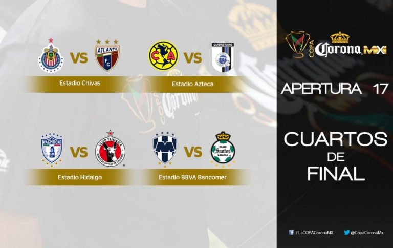 Quedan listos los cuartos de final de la Copa MX