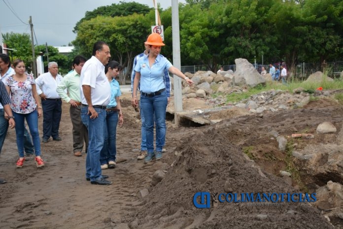 Construyen colector pluvial en Villas Providencia