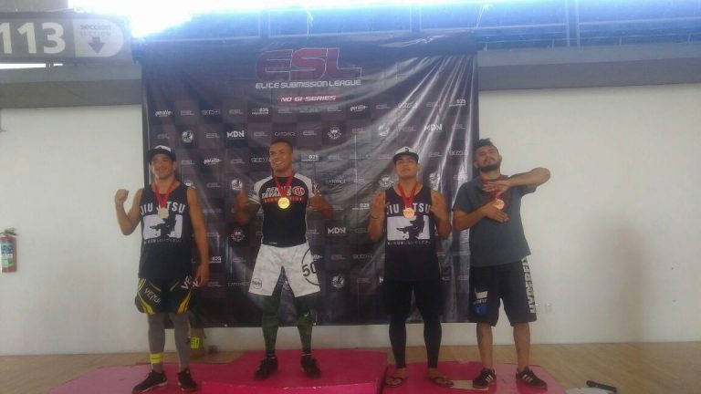 Medalla de bronce para Colima en torneo de Jiu Jitsu Elite Submission League