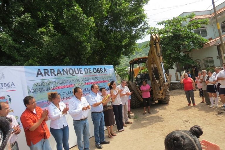 Con una inversión de más de 3.5 millones de pesos, inician tres obras en Armería  