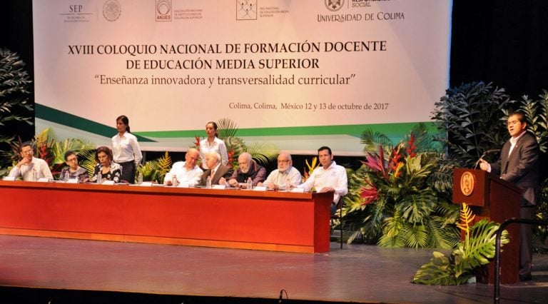 Inauguran XVIII Coloquio Nacional de Formación  Docente de Educación Media Superior