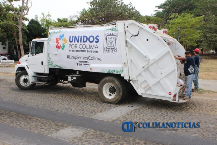 camion recolector de basura