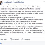lamenta nacho peralta muerte de crispin gutierrez