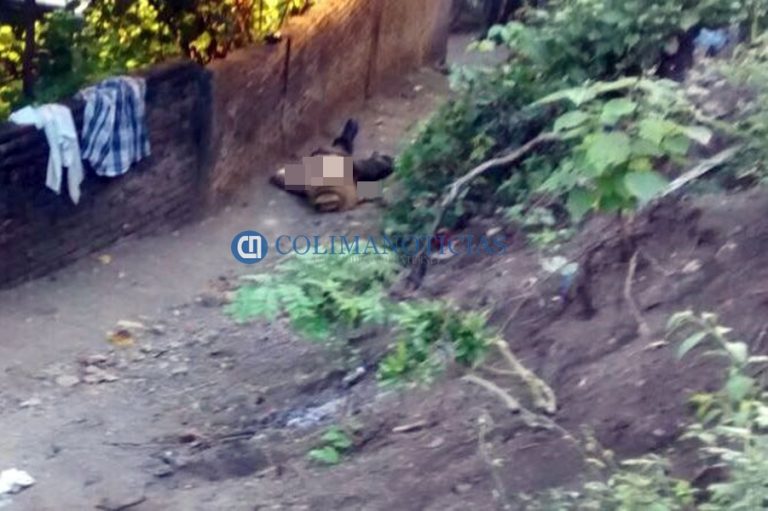 Encuentran hombre sin vida dentro de un callejón en Periquillos, Armería