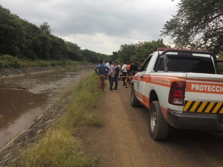 Reportan localización de cuerpo sin vida dentro del canal El Seis en Villa de Álvarez