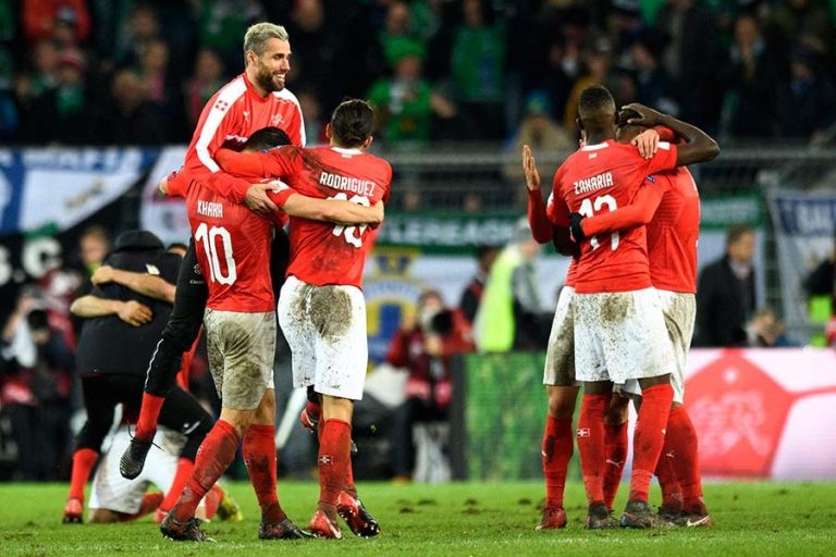 Suiza ‘saca boleto’ para el Mundial de Rusia 2018