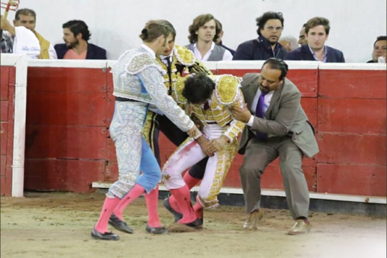 Torero sufre brutal cornada en el escroto