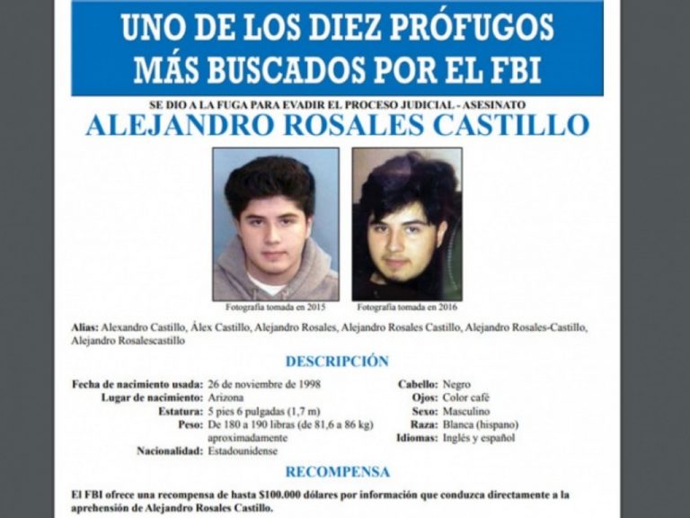 FBI ofrece 100 mil dólares por prófugo que presuntamente se esconde en Aguascalientes